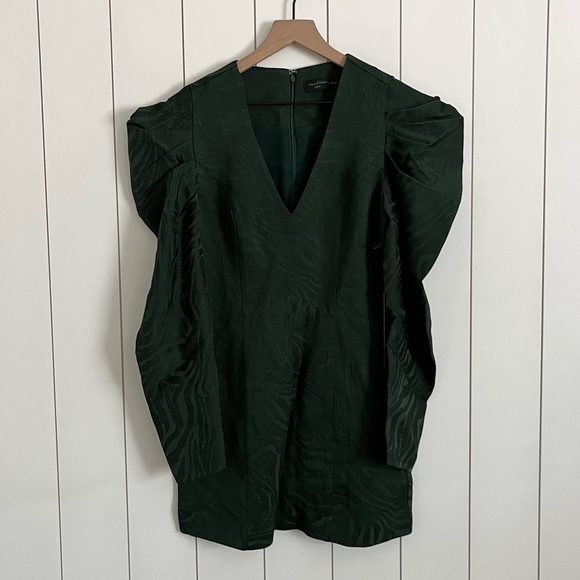 Revolve House Of Harlow Rhys Mini Dress in Emerald - Picture 1 of 5